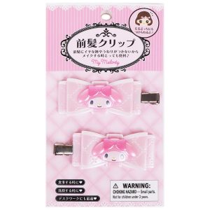 [日本直送] 現貨 My Melody 瀏海髮夾 (一包兩個)