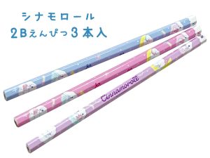 [日本直送] Cinnamoroll - 玉桂狗日本限定六角形2B鉛筆一套3支